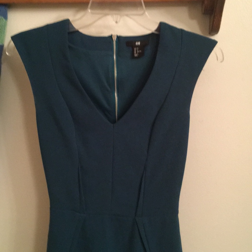 Emerald green H&M dress